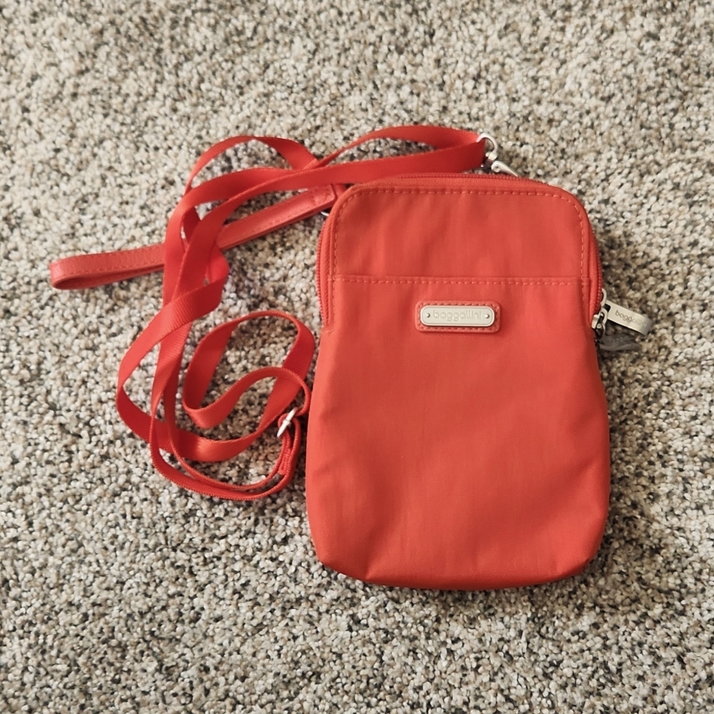 Baggallini  Take Two RFID Crossbody Red